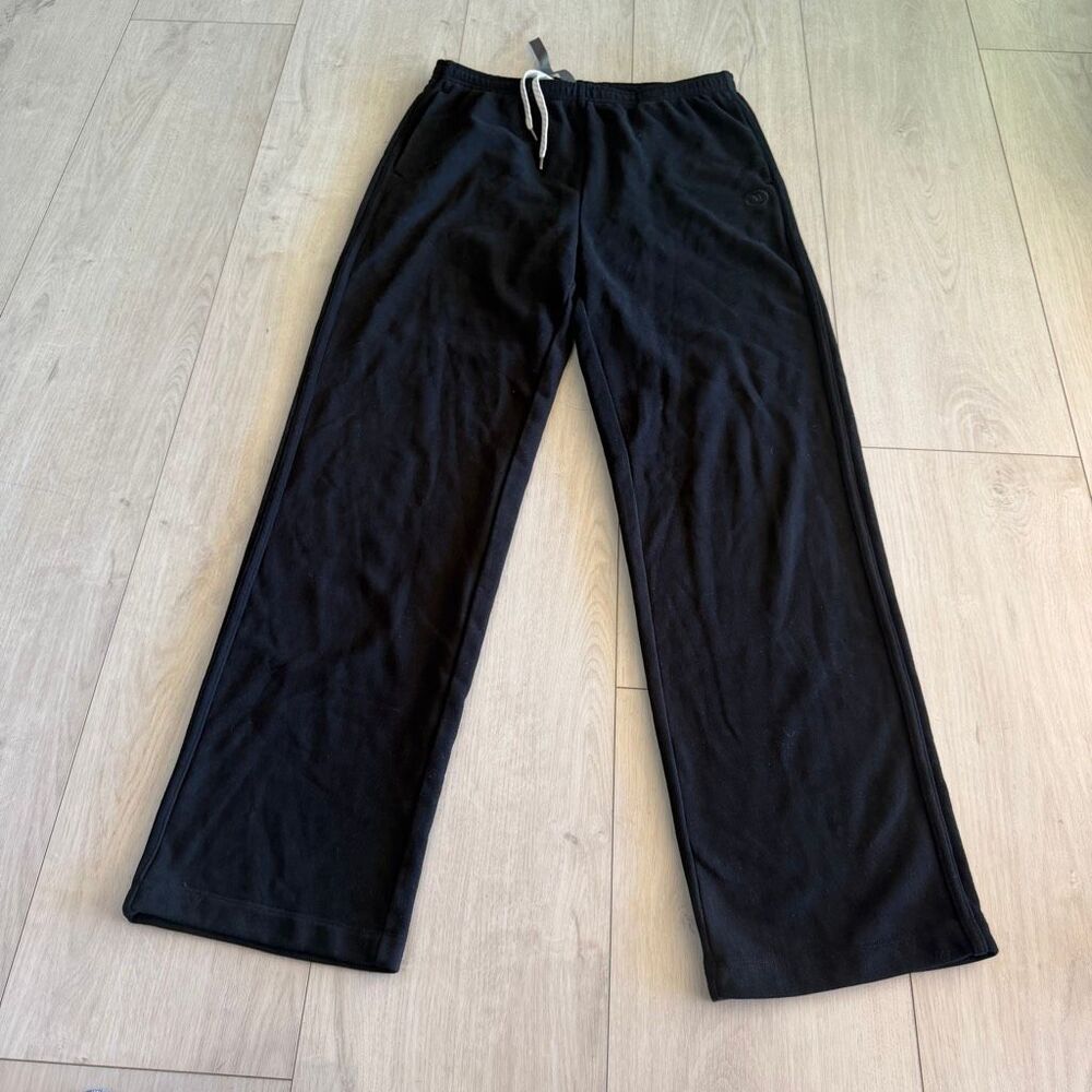 Vuori Black Wide Leg Drawstring Pants